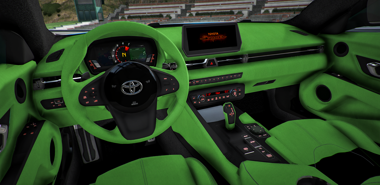 Slammed Toyota GR Supra MK5