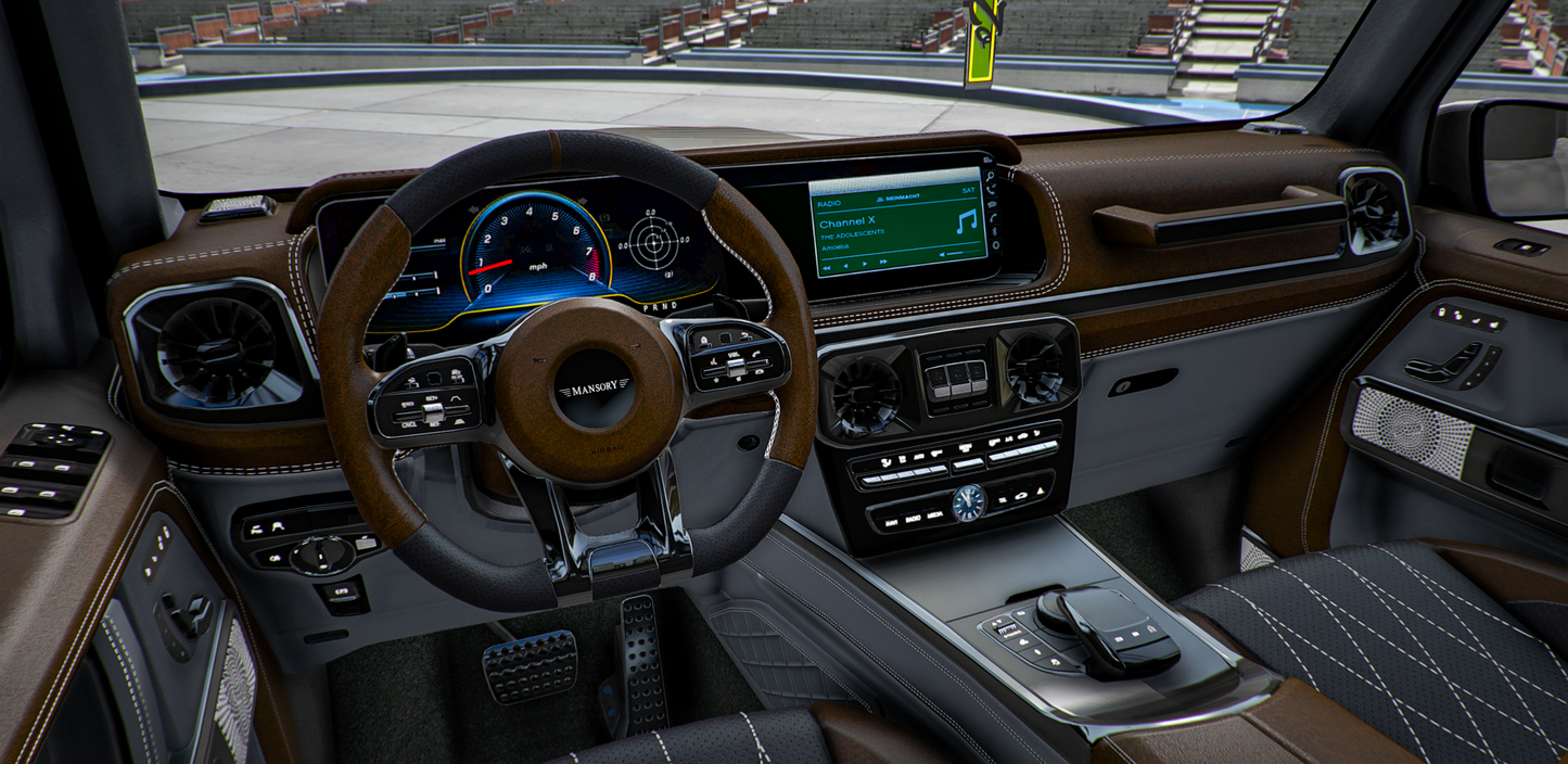 (Debadged) Mercedes G Mansory [Auto Roof] | GZ Customs