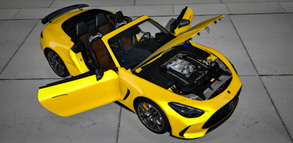 (Debadged) Mercedes AMG GT Vert 2025 | GZ Customs