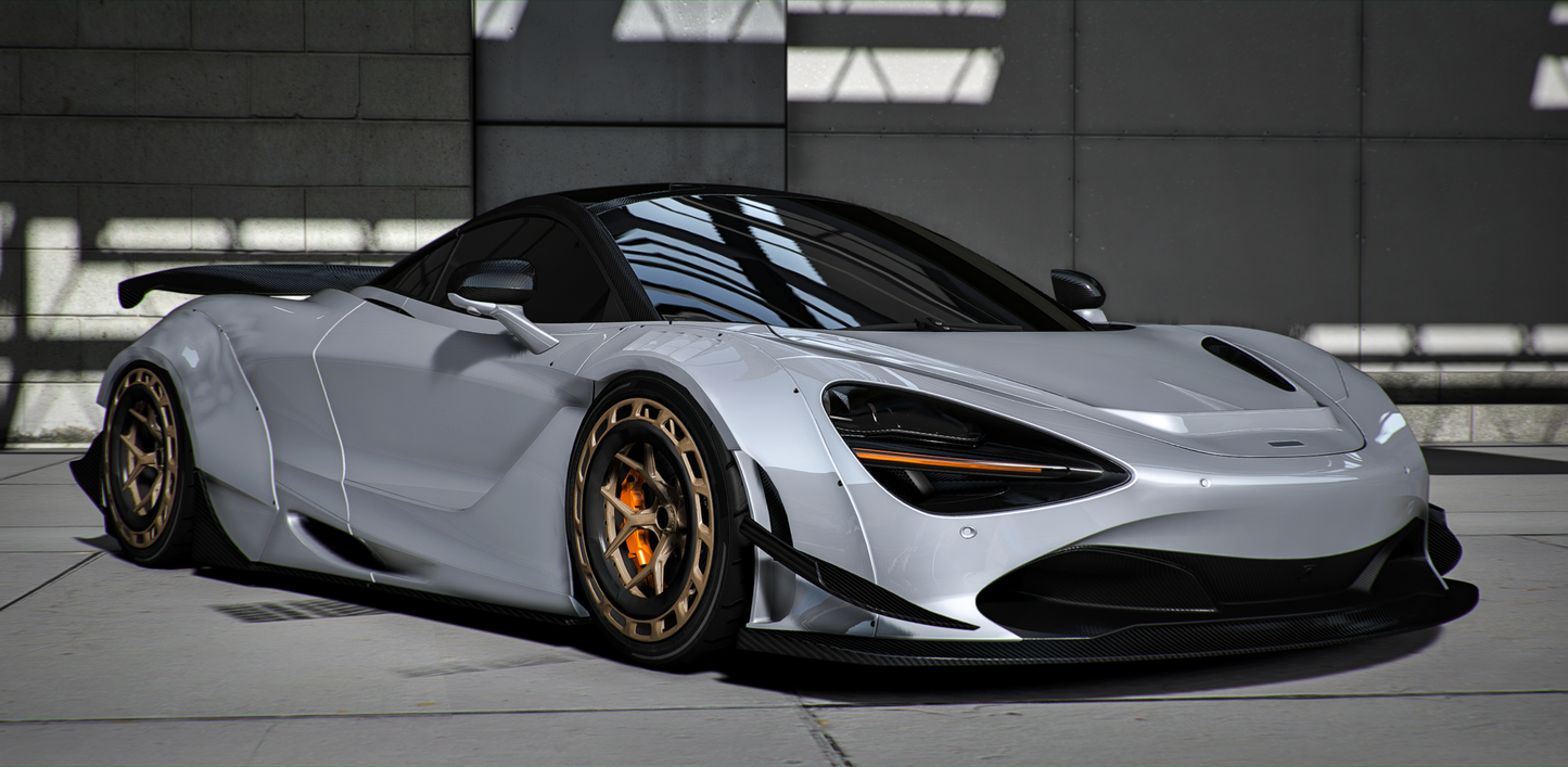 (Debadged) Mclaren 720s Liberty Walk Twin Turbo