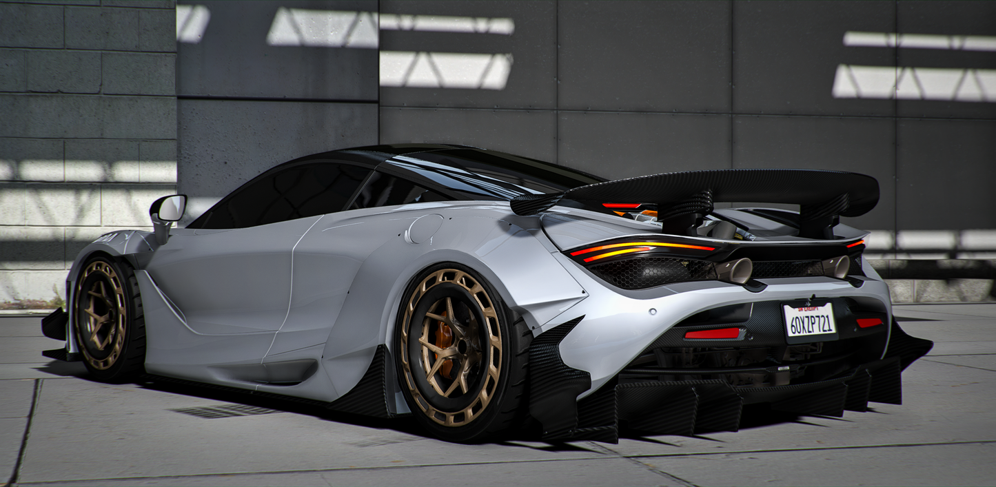 (Debadged) Mclaren 720s Liberty Walk Twin Turbo