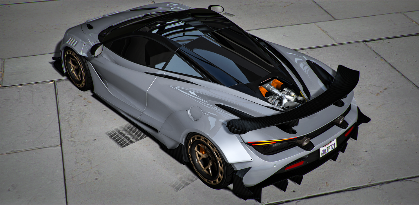 (Debadged) Mclaren 720s Liberty Walk Twin Turbo