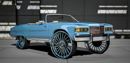 1975 Pontiac Grand Ville on Rucci Donk | Krazy Customs