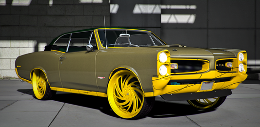 1966 Pontiac GTO Gold Donk