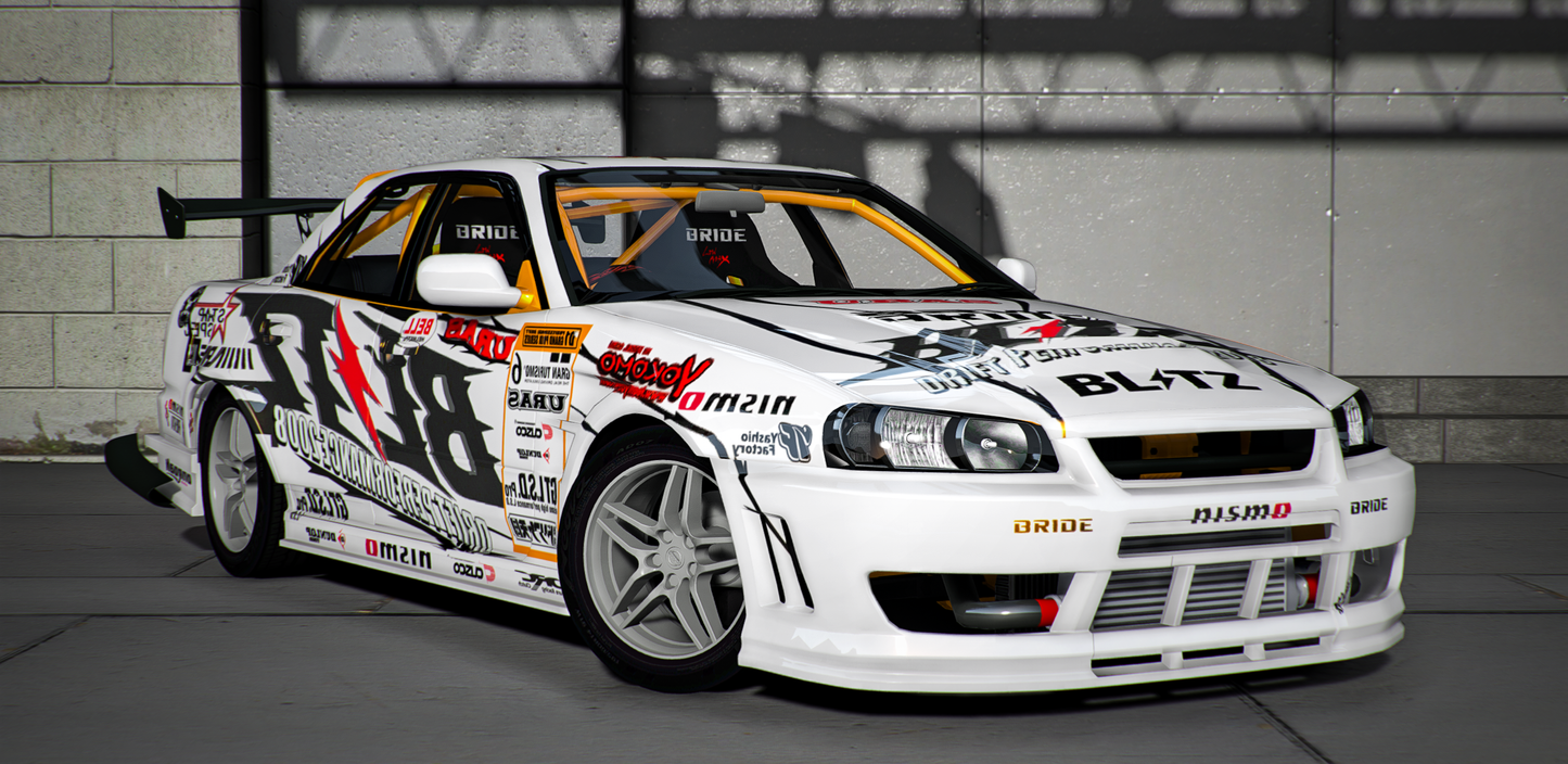 Nissan ER34 (100 Tunings Part + 4 Liveries) | GodsLobbies