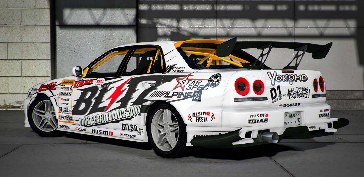 Nissan ER34 (100 Tunings Part + 4 Liveries) | GodsLobbies