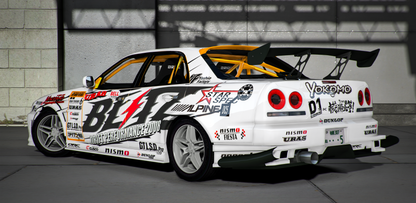 Nissan ER34 (100 Tunings Part + 4 Liveries) | GodsLobbies
