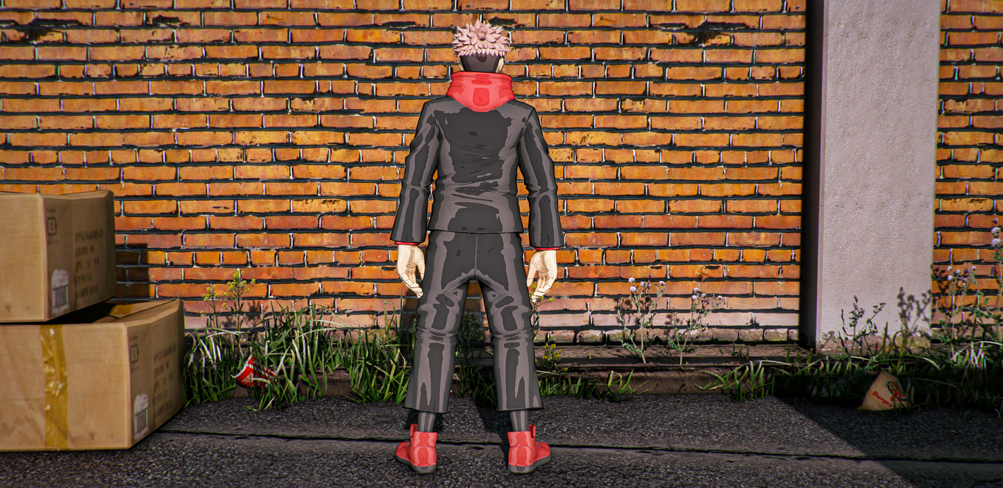 Yuji Itadori (Normal + Cel Shading)