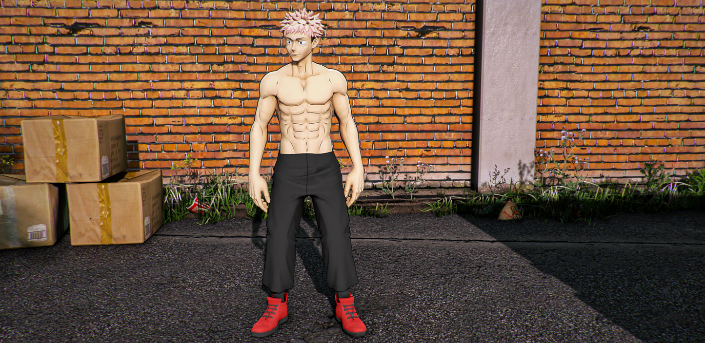 Yuji Itadori (Normal + Cel Shading)