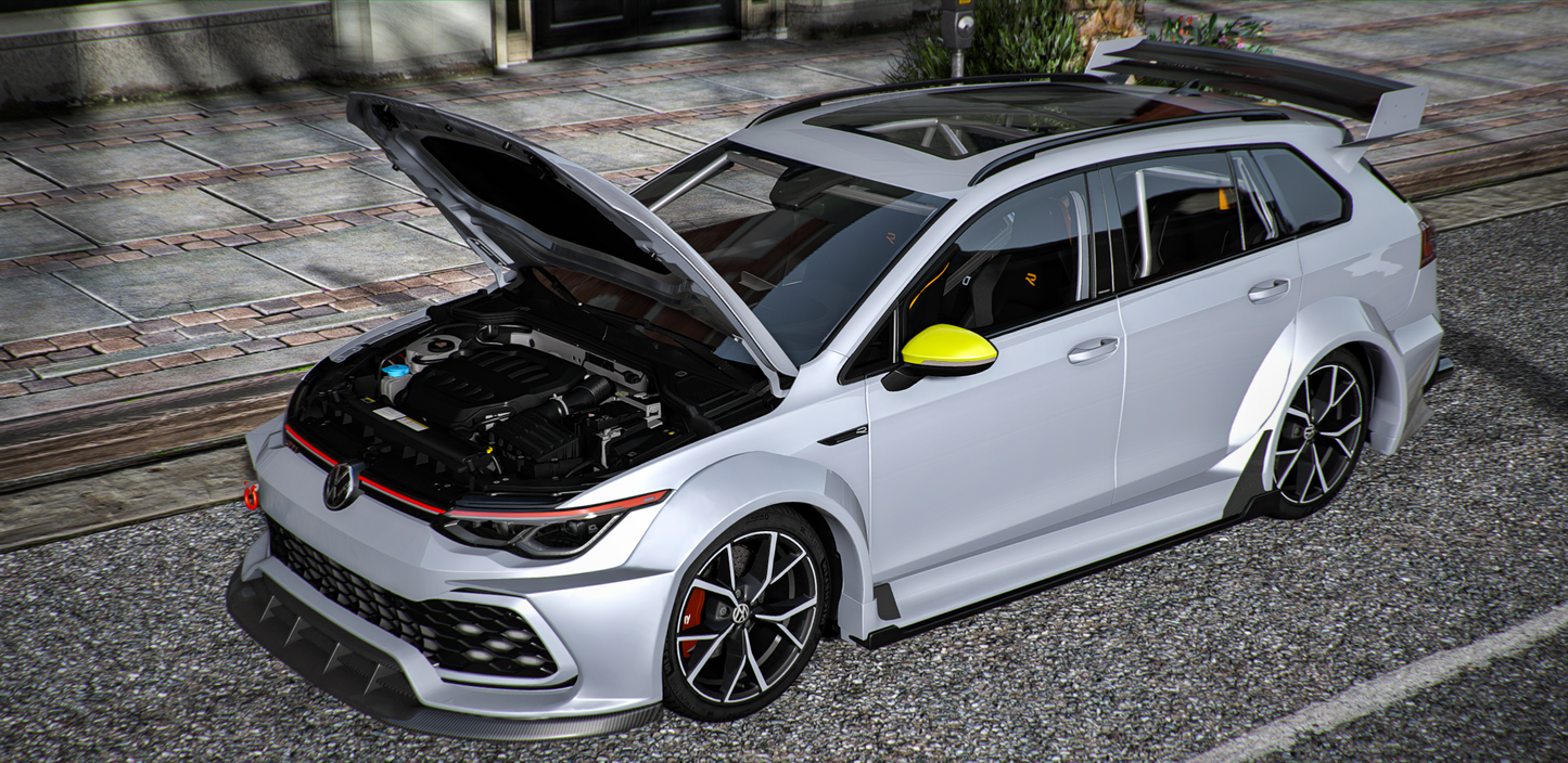 Volkswagen Golf R Estate 2022 [Animation Roof] [TUNING] | ElioMinati