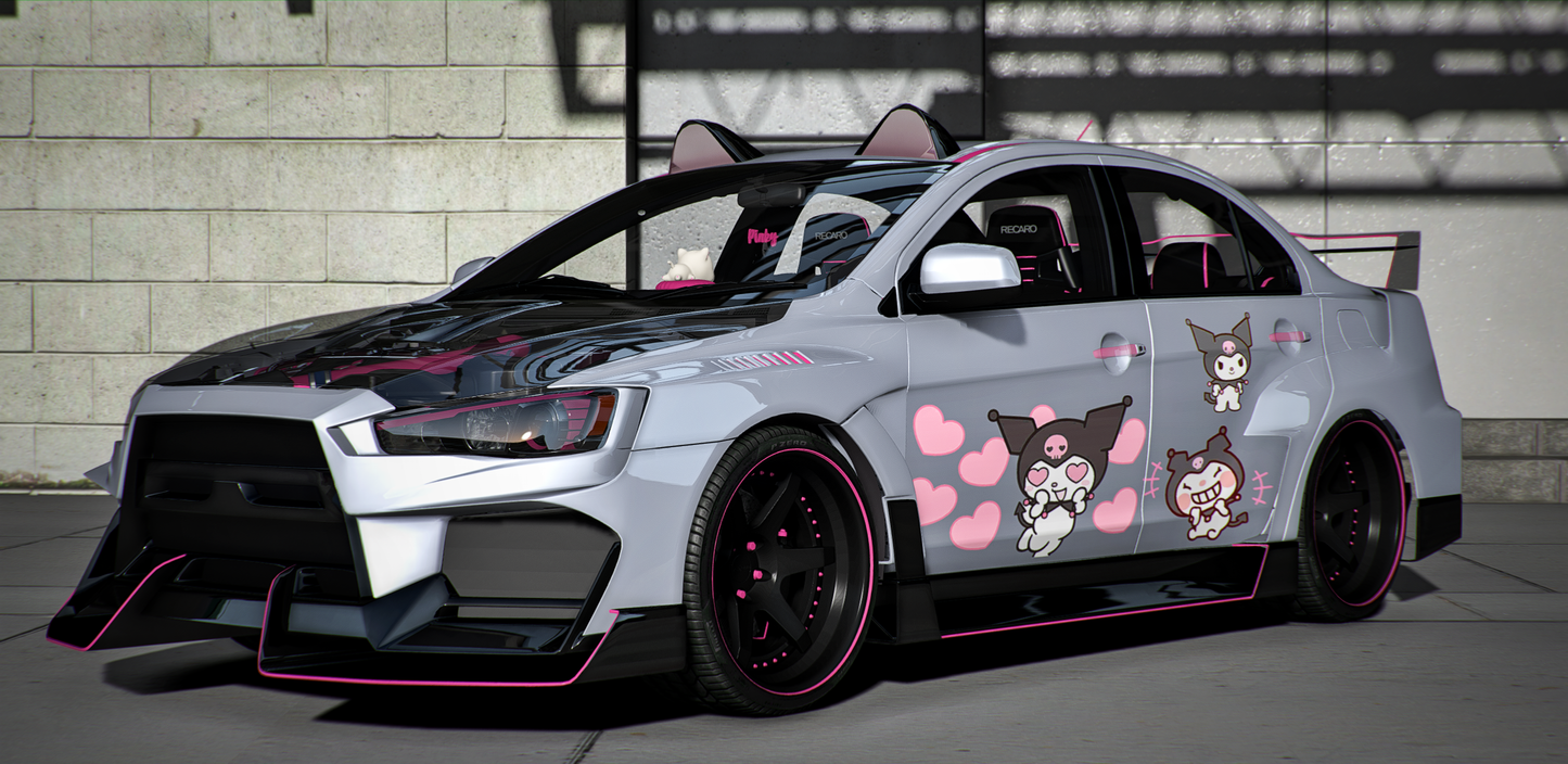 Mitsubishi Lancer Evolution X FR-400 Pinky | DEFz Customs