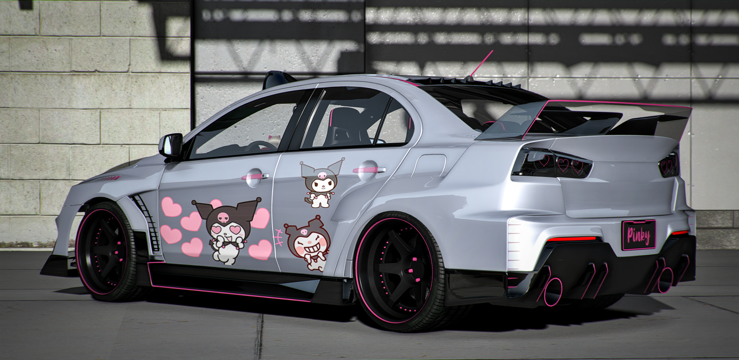 Mitsubishi Lancer Evolution X FR-400 Pinky | DEFz Customs