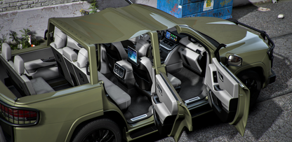 Toyota Land Cruiser 300 Convertible 2021 | Dazu