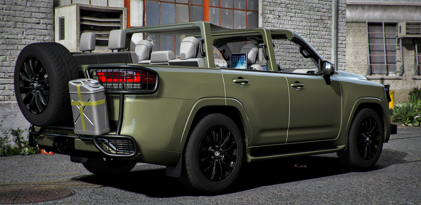 Toyota Land Cruiser 300 Convertible 2021 | Dazu