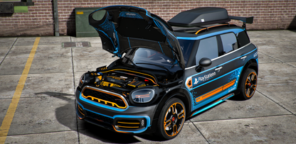 Mini Cooper Countryman PlayStation 5 [30+ Tuning Parts] [Dinamic Lights] | Port Baek