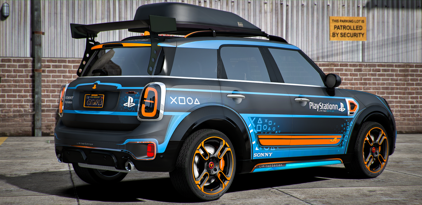 Mini Cooper Countryman PlayStation 5 [30+ Tuning Parts] [Dinamic Lights] | Port Baek