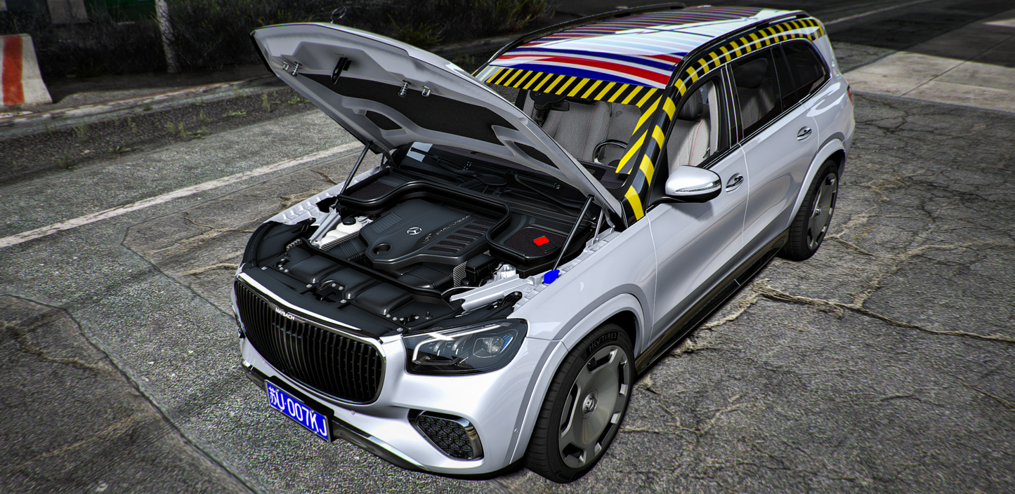 2024 Mercedes-Benz Maybach GLS 600 Three color Rainproof Cloth Edition