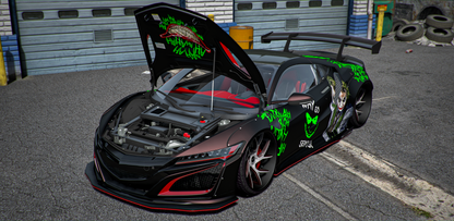 Nissan NSX Acura Joker Edition | DC Cars