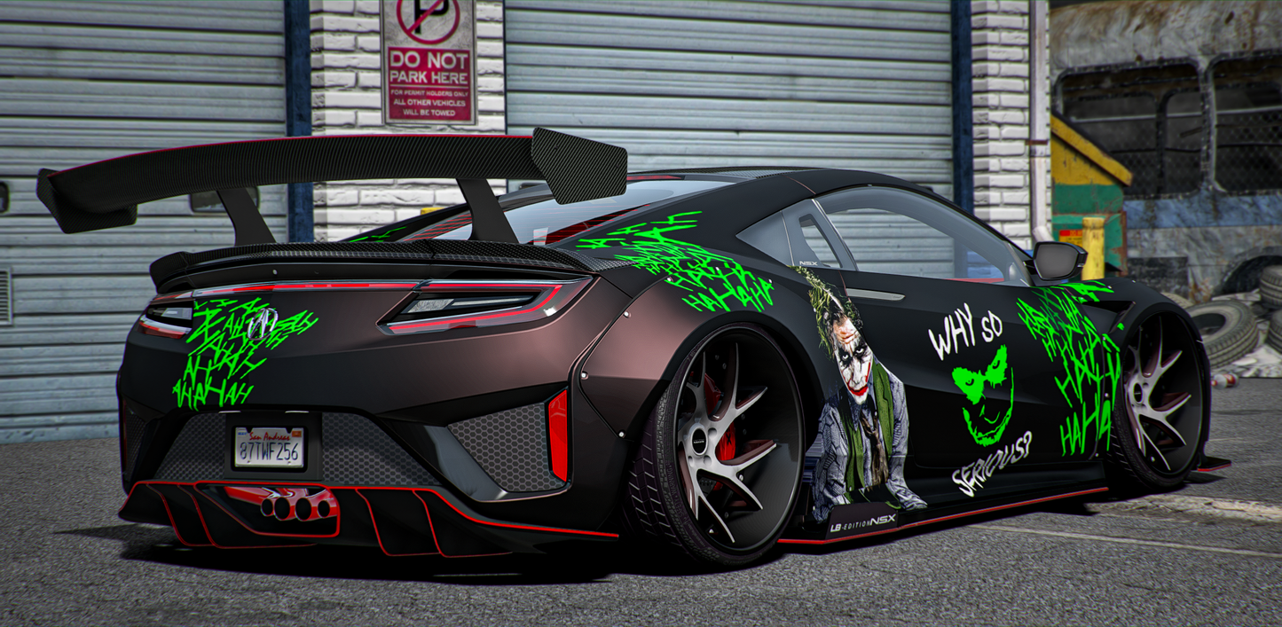 Nissan NSX Acura Joker Edition | DC Cars