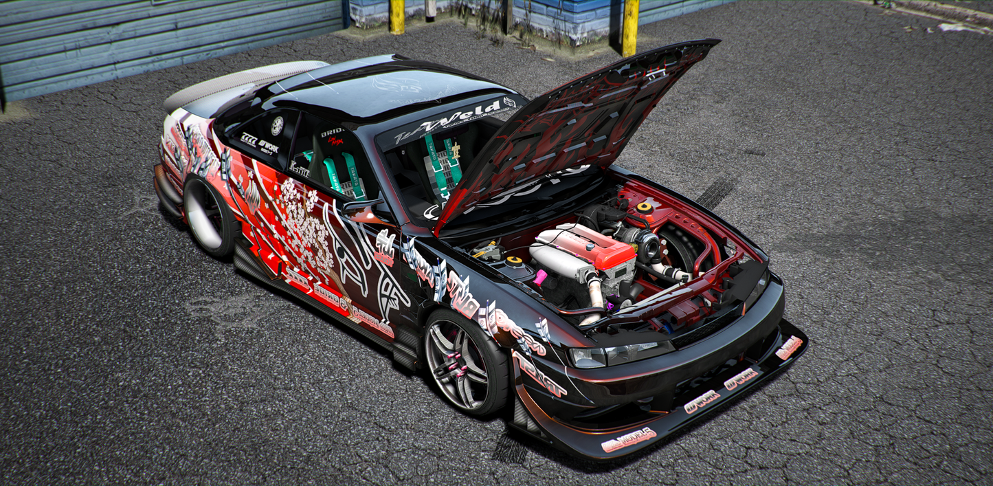 Nissan Silvia S14 'Attack Line' | Zlayworks