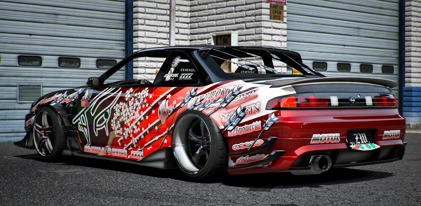 Nissan Silvia S14 'Attack Line' | Zlayworks