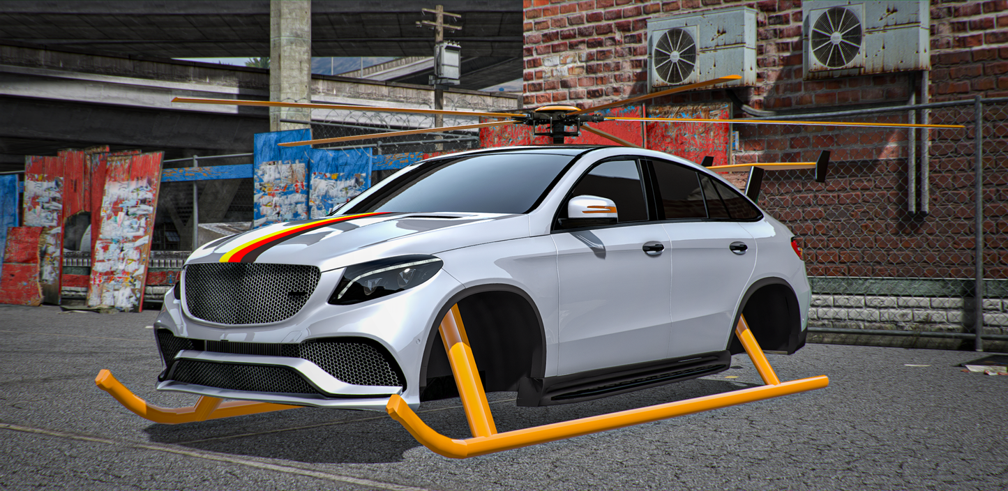 (Debadged) Mercedes GLE Heli | Ryan Customs