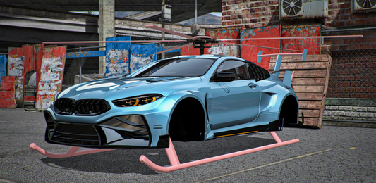 (Debadged) BMW M8 Shookz Heli | Ryan Customs