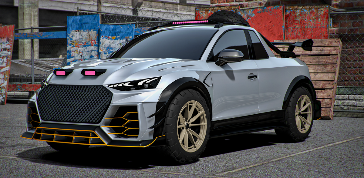(Debadged) Audi RSQ8 UTE Concept (2 Liveries) | GDC – Gorilla Cars & MLO