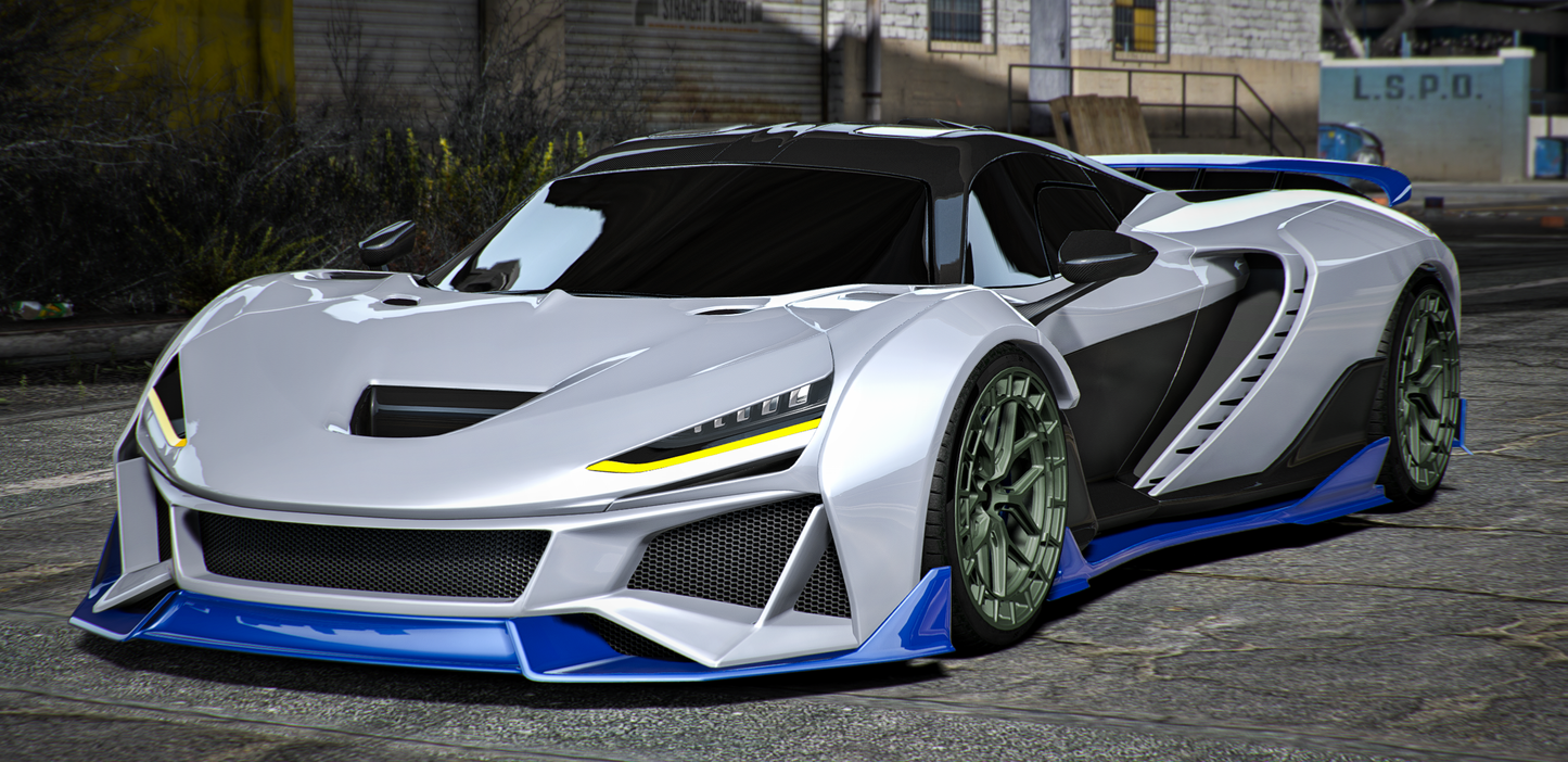 (Debadged) 2025 Mclaren W1 Venuum | Lemon