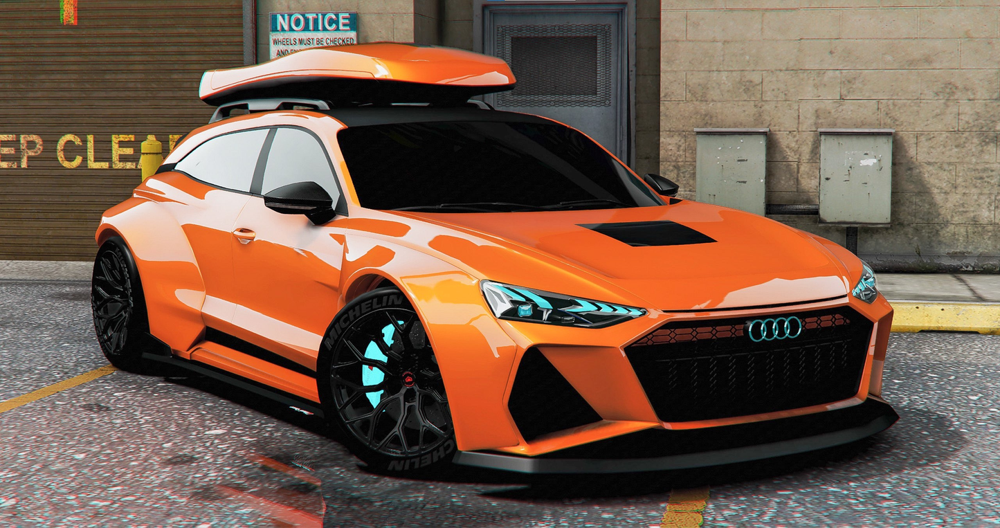 Audi E-TRON Widebody Custom Wagon & Custom Engine | Lemon