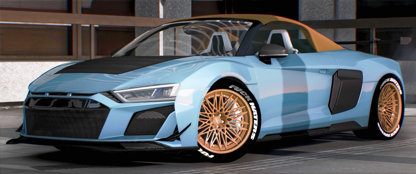 2020 Audi R8 Spyder GT4 Street [Animated Roof] | Nukem Customs