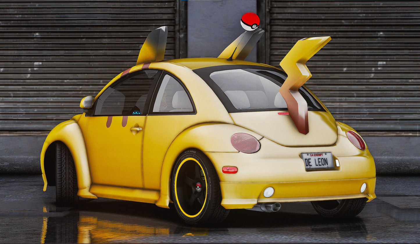 Volkswagen Beetle Pikachu