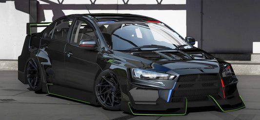 Custom Hycade Inspired Evo X Unmarked | BadBlood Customs