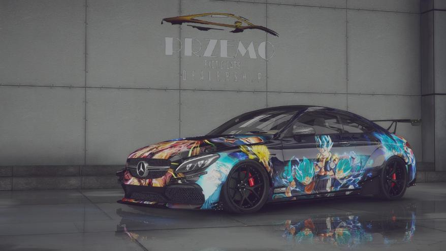 Mercedes C63S Widebody (DragonBall Z Livery) | Przemo