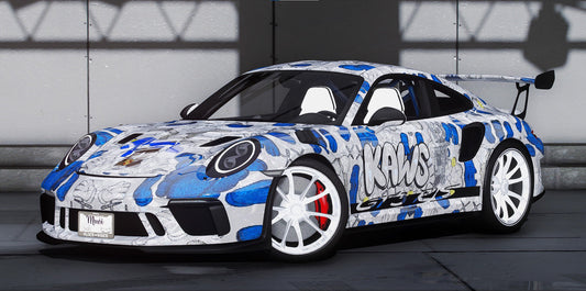 Porsche 911 GT3 Decol Decal Kaws