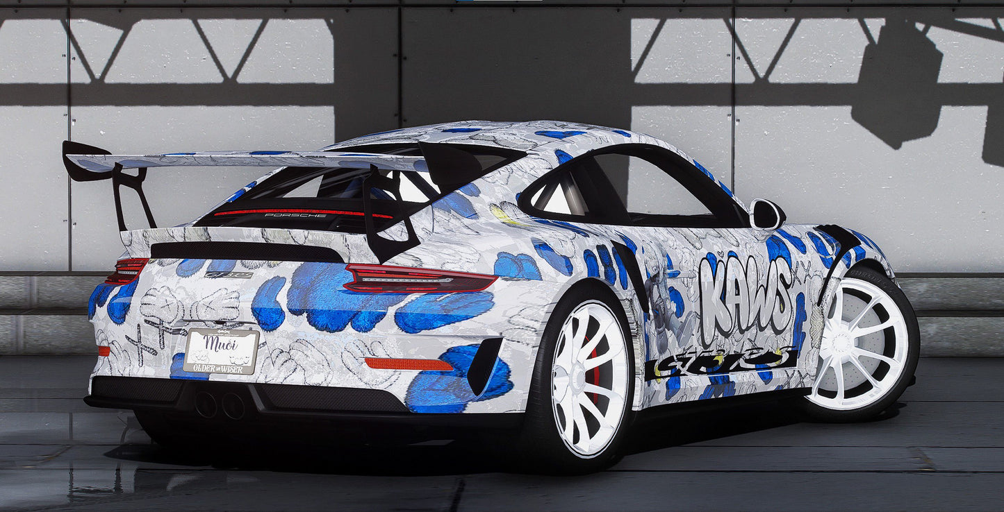 Porsche 911 GT3 Decol Decal Kaws