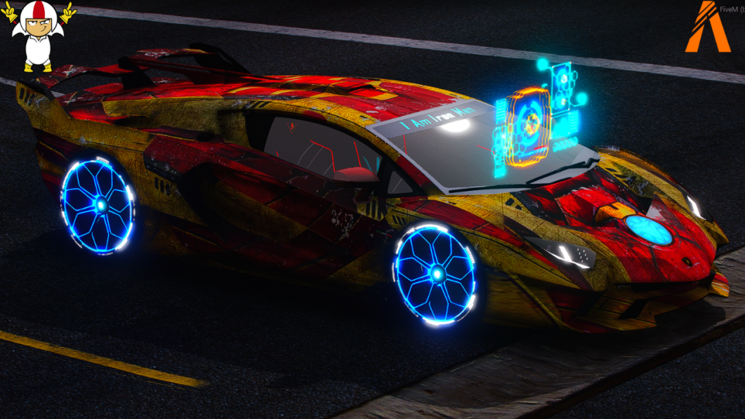 Lamborghini SC18 Alston - Iron Man Edition | Kick Store