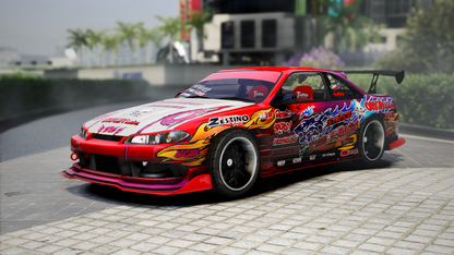 Nissan S14.5 ANIMAL STYLE JUJU (2 Liveries) | Alexandre