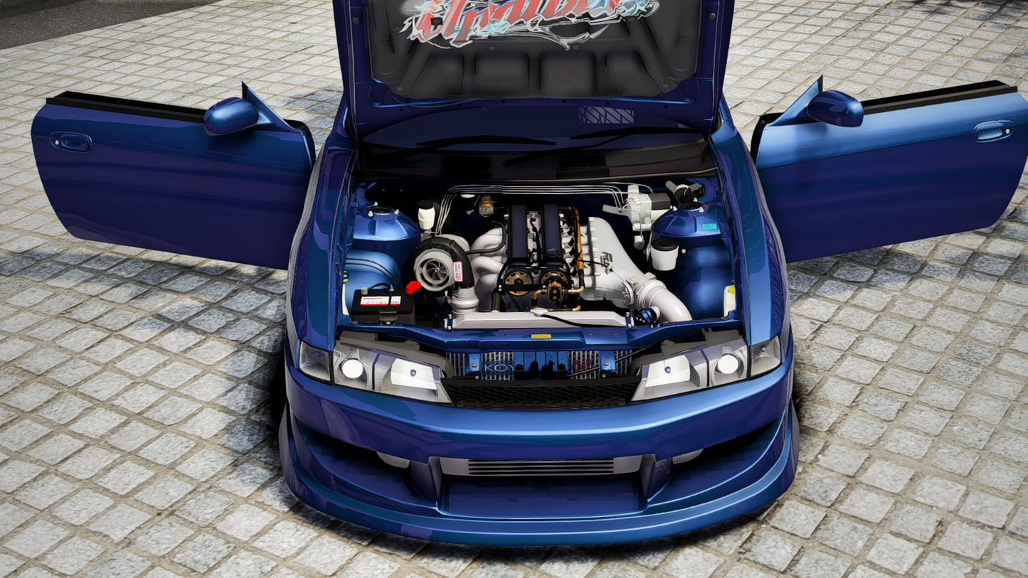 Custom Nissan S14 Twin Turbo 4 Rotor | Updived Customs