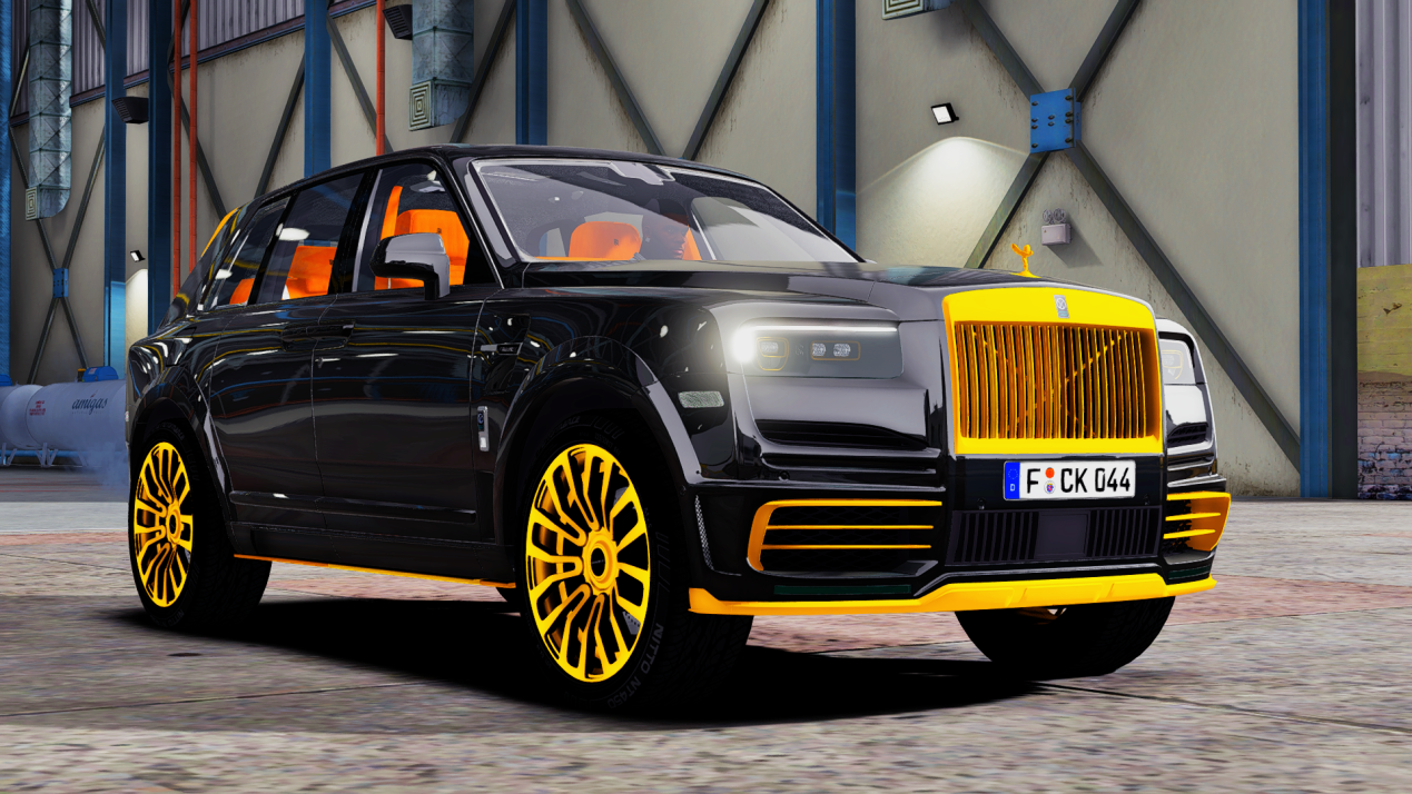 Rolls Royce Cullinan Mansory Coastline Gold Version | HuangH