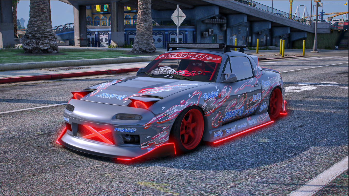 (Debadged) Mazda MX-5 [50+ Tuning Parts + 5 Liveries] | Tsuki Factory