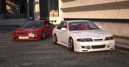 (Debadged) Nissan Silvia S14 Kouki + Zenki [280+ Tuning Parts] | ElioMinati