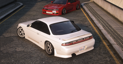 (Debadged) Nissan Silvia S14 Kouki + Zenki [280+ Tuning Parts] | ElioMinati