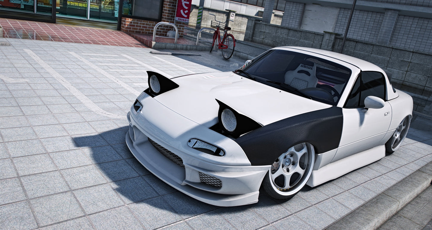 Simple Stanced out Miata | Gibby's Productions