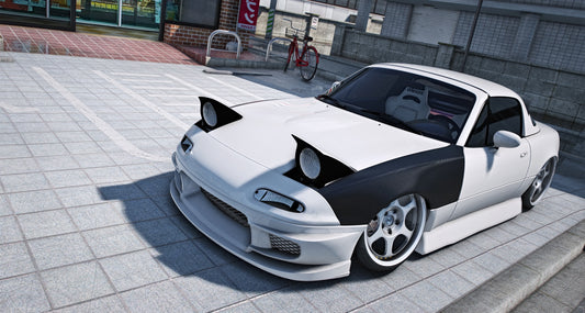 Simple Stanced out Miata | Gibby's Productions