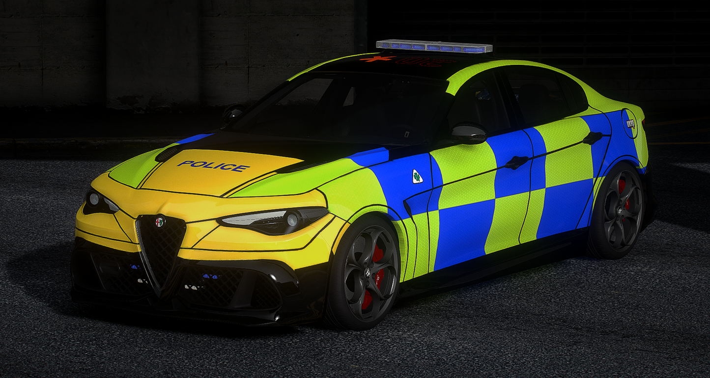 Metropolitan Police Alfa Romeo Giulia Quadrifoglio 2016 | FB Customs