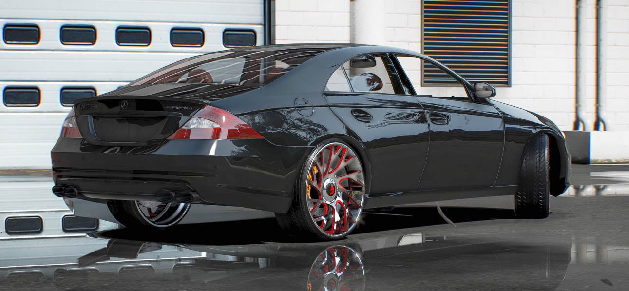 Mercedes-Benz CLS 55 w219 on Forgiatos with Shampagne | ResNonVerba