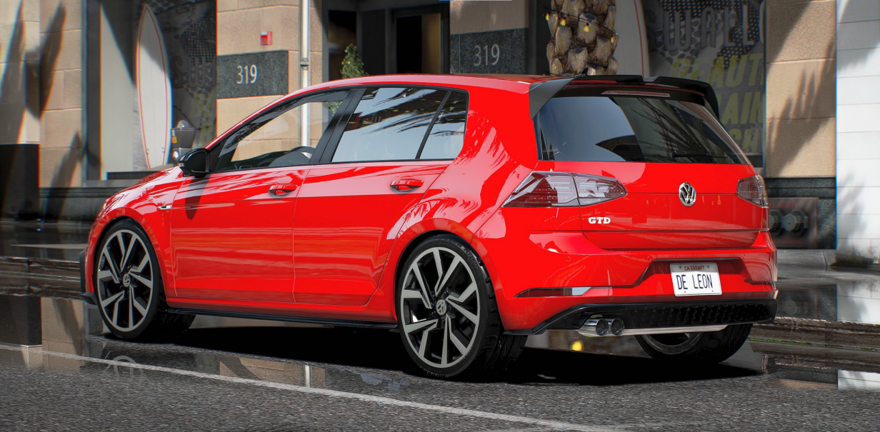 Volkswagen Golf GTD Working Panoramic Sunroof | AMM88R