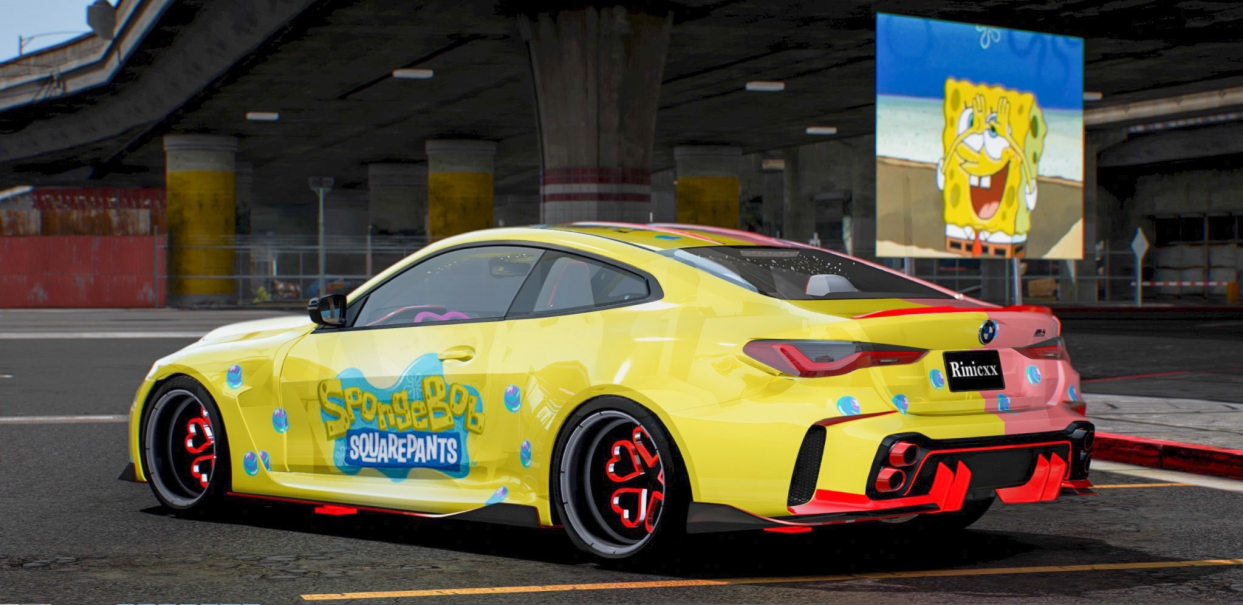 BMW M4 Spongbob Patrick | Gamers Cafe