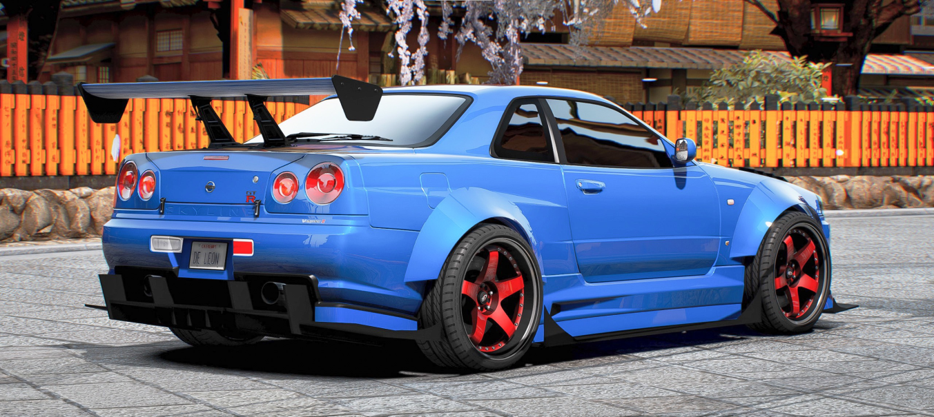 Nissan R34 Widebody | WXK Designz